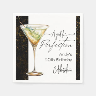 Åldras till Perfektion 50:e Födelsedagsfesten Pappersservett