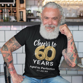 Åldras till Perfektion 60:e födelsedagen T-Shirt