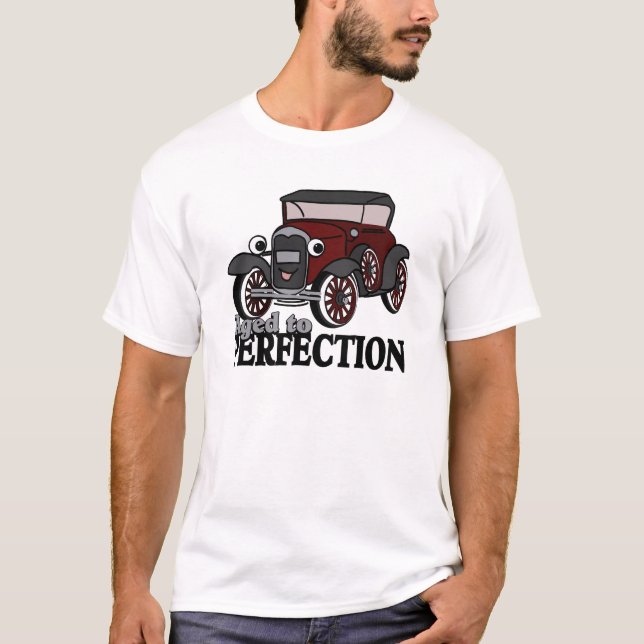 Åldras till Perfektion/ Antique Car Tee Shirt (Framsida)