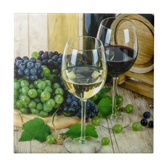 Åldras till Perfektion, bra vin. Kakelplatta (Framsidan)