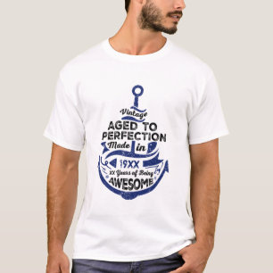 Åldras till perfektion som är utsatt för problem v t shirt