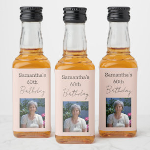 Åldras till Perfektion Vin 60:e födelsedagen Spritflaskor Etikett