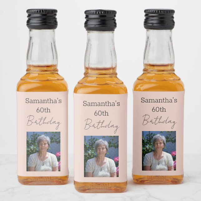 Åldras till Perfektion Vin 60:e födelsedagen Spritflaskor Etikett (Flaskor)