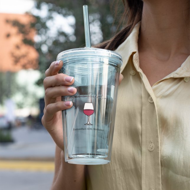 Åldras till Perfektion Vin 60:e födelsedagen Take Away Mugg (Skapare uppladdad)