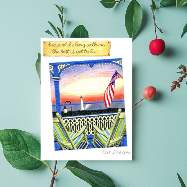 Åldras Tillsammans Med Mig Postkort Vykort (Skapare uppladdad)