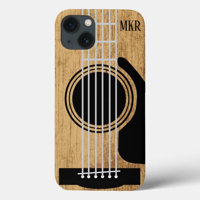 Åldras Wood Guitar Namnteckning (Baksida)