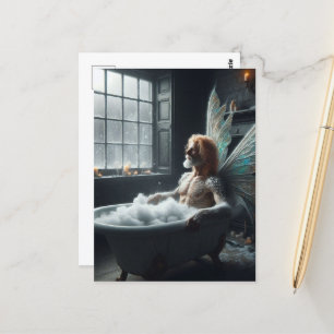 Åldrasen Bathing Mitten Fairy Vykort
