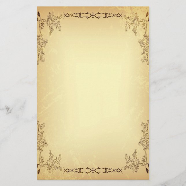 Åldrasen Retro-Vintage Papper (Framsida)