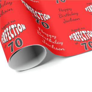 Åldrats till perfektion på 70 presentpapper