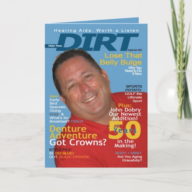 Äldre än Dirt-inbjudan Inbjudan (Framsida)