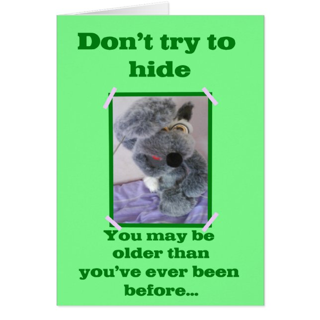 äldre än för hälsningskort (Framsidan)