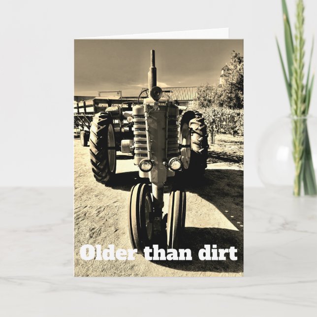 Äldre än smuts kort (Framsida)