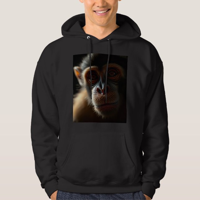 Äldre apa hoodie (Framsida)