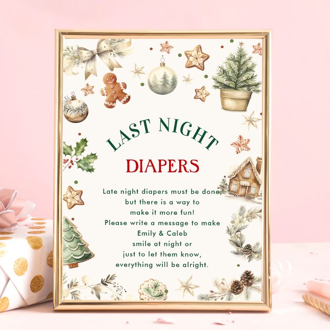Äldre babykläder, spel i julklapp poster (Skapare uppladdad)
