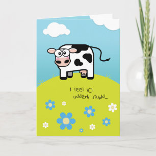 Äldre barn - Cow ThANT Kort