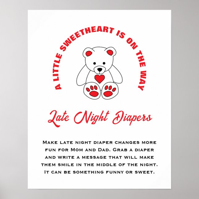 Äldre barn Sent på natten Poster (Framsidan)