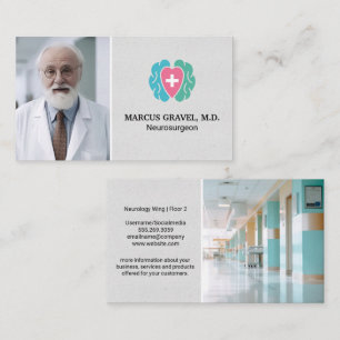 Äldre Doktor Sjukhuset Vinge Visitkort