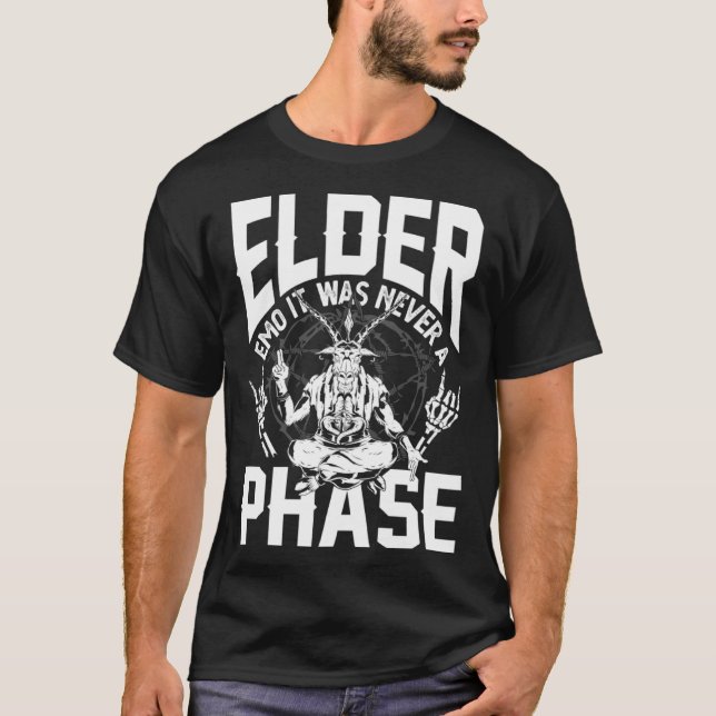 Äldre Emo Det var aldrig en gotisk skeva Skeleton  T Shirt (Framsida)