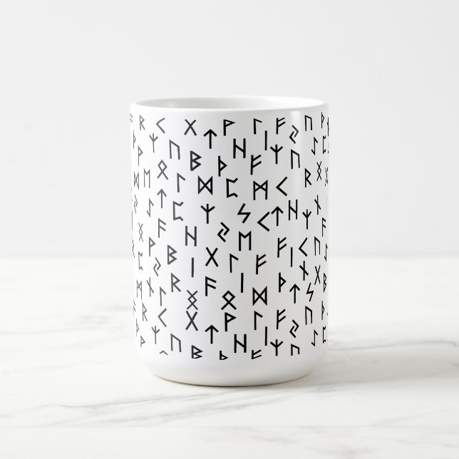 Äldre futhark-runor kaffemugg (Center)