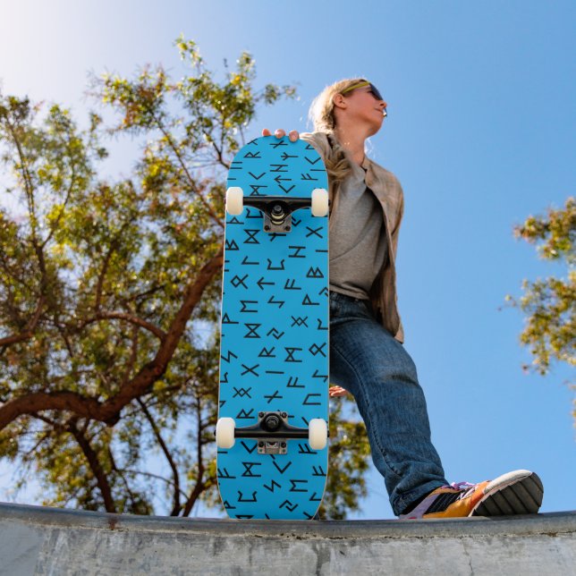 Äldre futhark-runor mini skateboard bräda 18,5 cm (Utomhus 1)