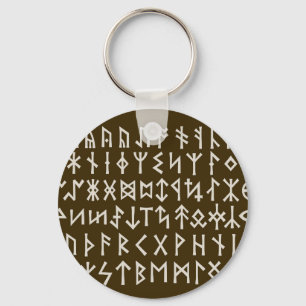 Äldre Futhark-runor Nyckelring