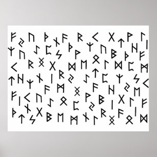 Äldre futhark-runor poster