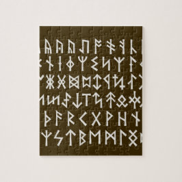 Äldre Futhark-runor Pussel