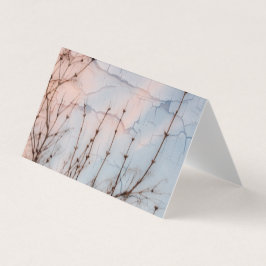 Äldre Grenar Silhouette-kort Kort