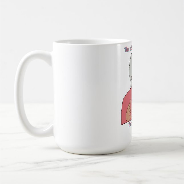 Äldre jag får kaffemugg (Vänster)