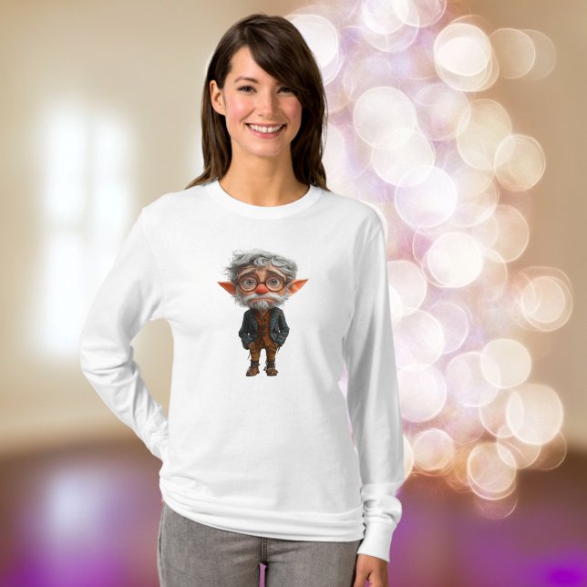 Äldre jul Elf Women's Tee (Skapare uppladdad)