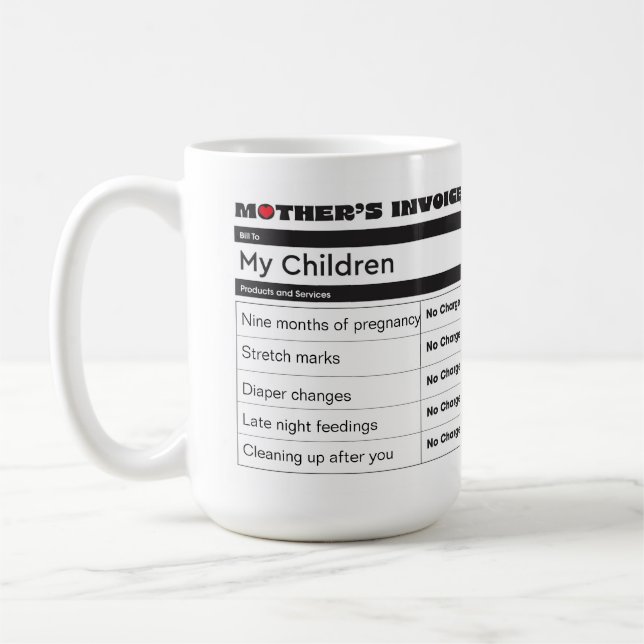 Äldre Kärlek - Personlig med dina foton Kaffemugg (Vänster)