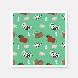 Äldre kor pappersservett