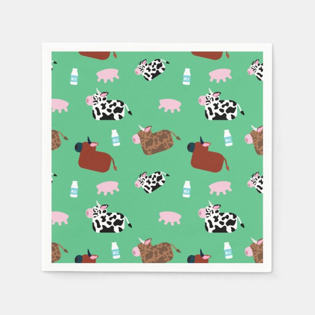 Äldre kor pappersservett (Framsidan)