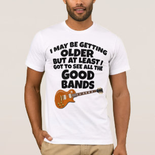 ÄLDRE MEN HAR FÖR ATT SE BRA BANDS T-SHIRTS