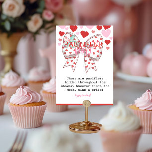 Äldre Nappar Hunt Baby Shower Game Bordsnummer