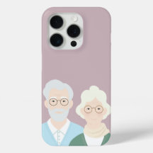 Äldre par iphone case