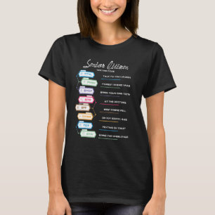 Äldre personer Texturkod äldre medborgare 1 T Shirt
