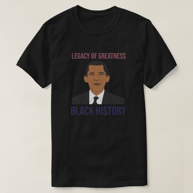 Äldre storhet: Svart historia T Shirt (Design framsida)