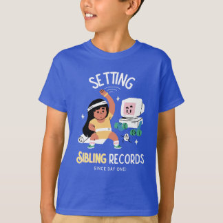 Äldre syskon-uppsättningsposter t shirt