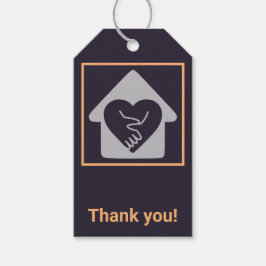 Äldre Tack för hemvård Anpassningsbar Presentetikett