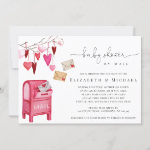 Äldre Valentine Cupid Baby Shower by Mail Inbjudningar