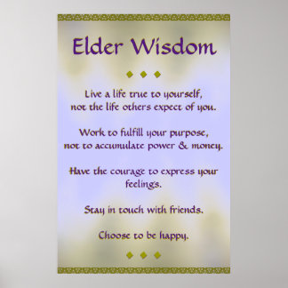 Äldre Wisdom III Poster