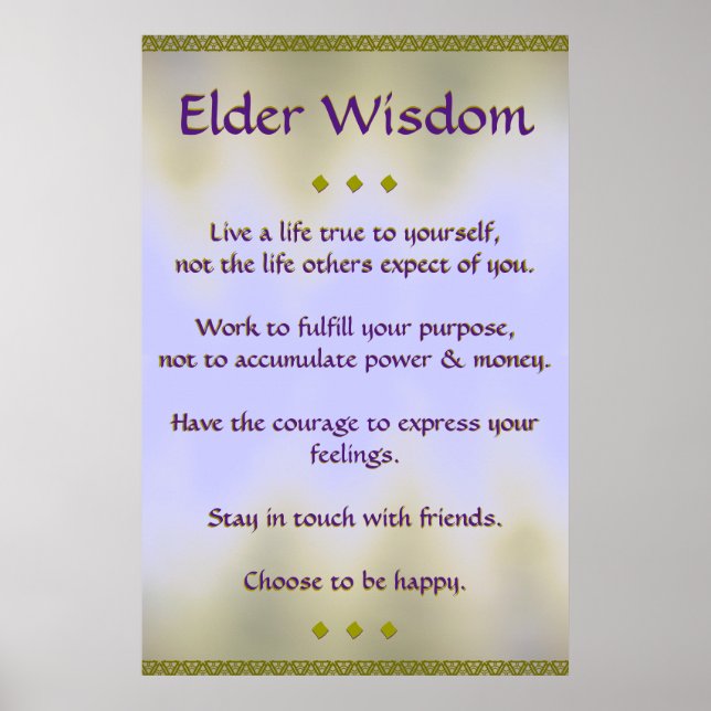 Äldre Wisdom III Poster (Framsidan)