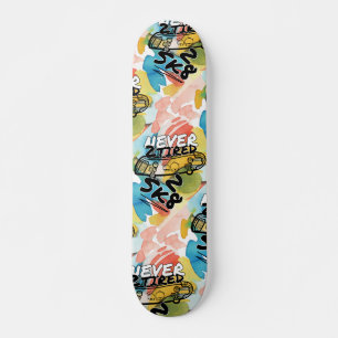 Aldrig 2 trött 2 sk8 mini skateboard bräda 18,5 cm