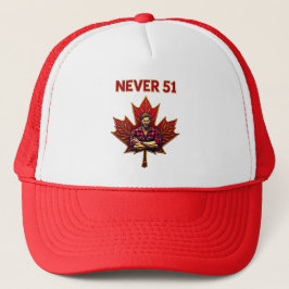 Aldrig 51, Kanadas kanadensiska Flagga Maple Löv,  Keps