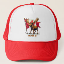 Aldrig 51, Moose, Canada Flagga Maple Löv