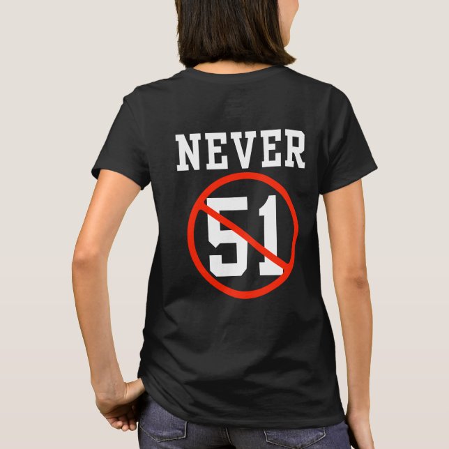 Aldrig 51 St - Kanada Aldrig 51 Stat T Shirt (Baksida)