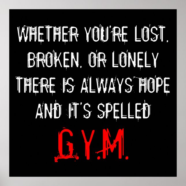 ALDRIG AVSLUTA UTSKRIVNING POSTER (Framsidan)