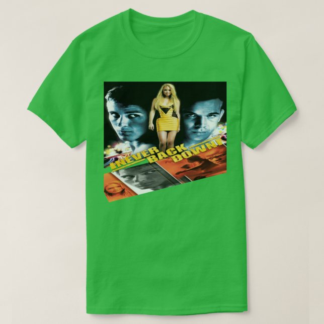 Aldrig bak t shirt (Design framsida)