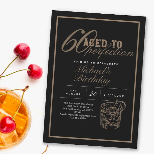 Aldrig Bättre 60-årsfirande Whiskyfest  Inbjudningar (Skapare uppladdad)